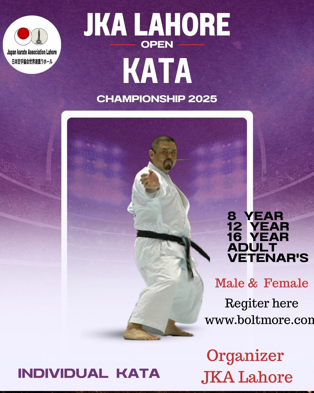JKA lahore open kata championship 2025