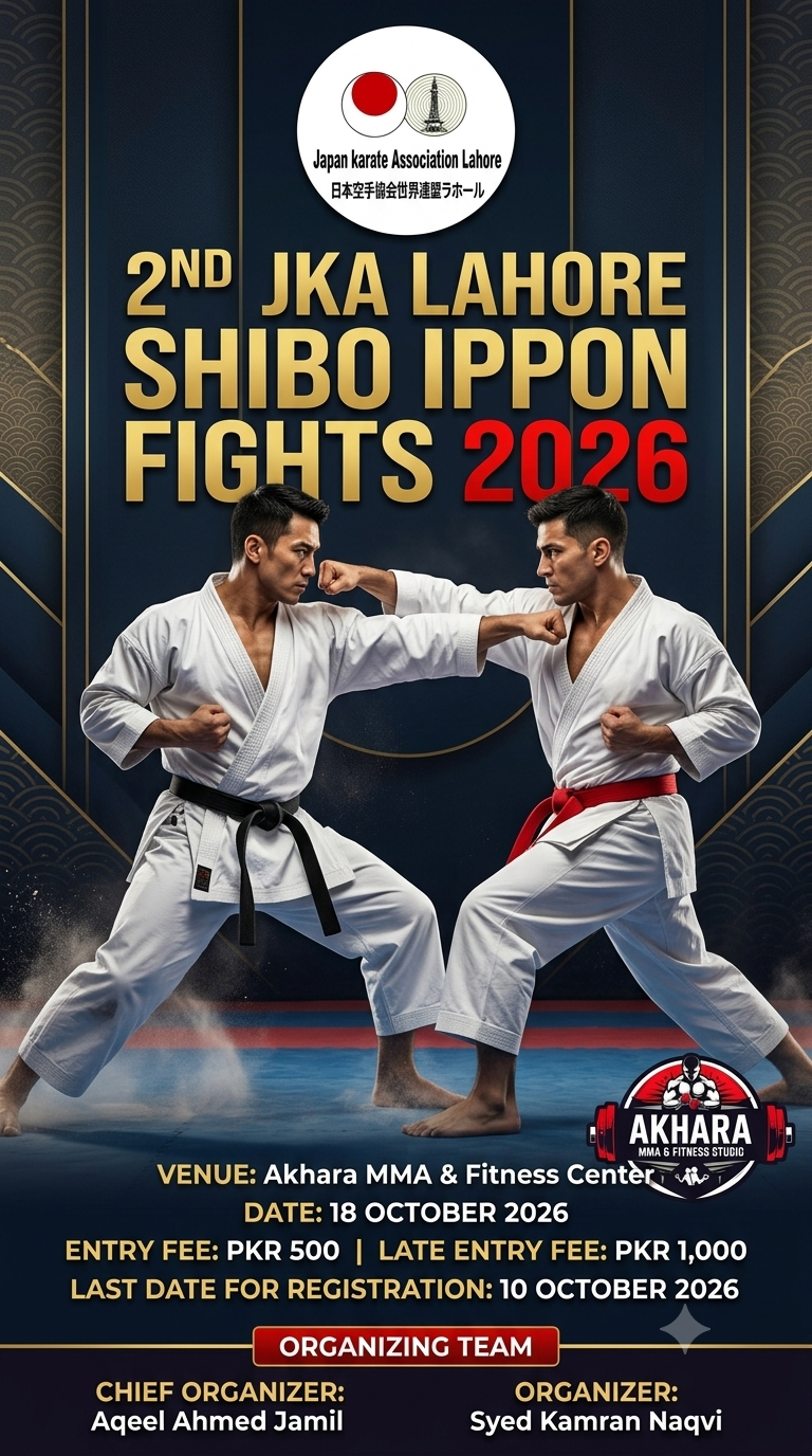 2nd JKA Lahore Shibo ippone karate fights 2026