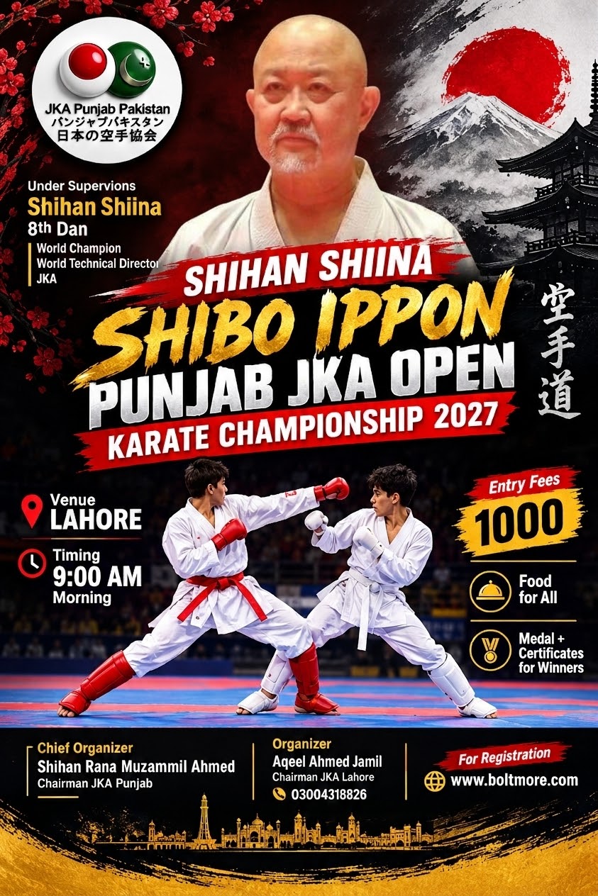 Shihan Shiina Shibo Ippon JKA karate championship 2027 event image