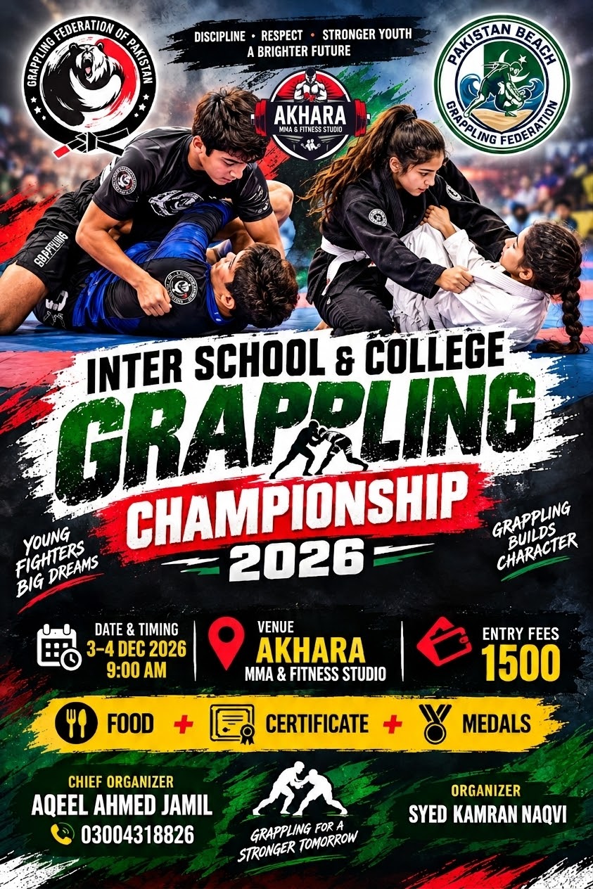 Inter school & college grappling championship 2026 event image