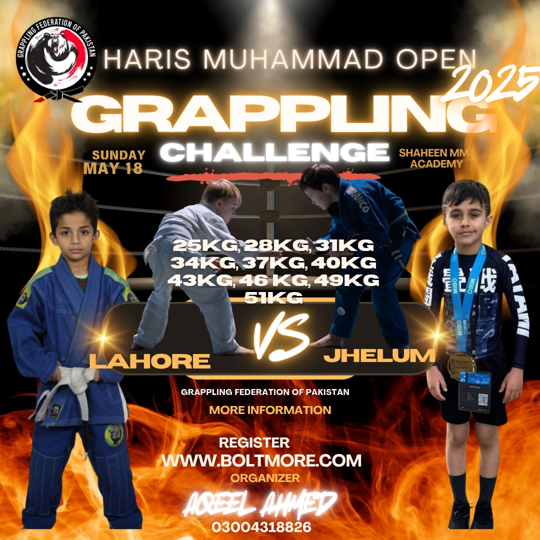 Haris muhammad open Grappling 2025 lahore vs Jhelum